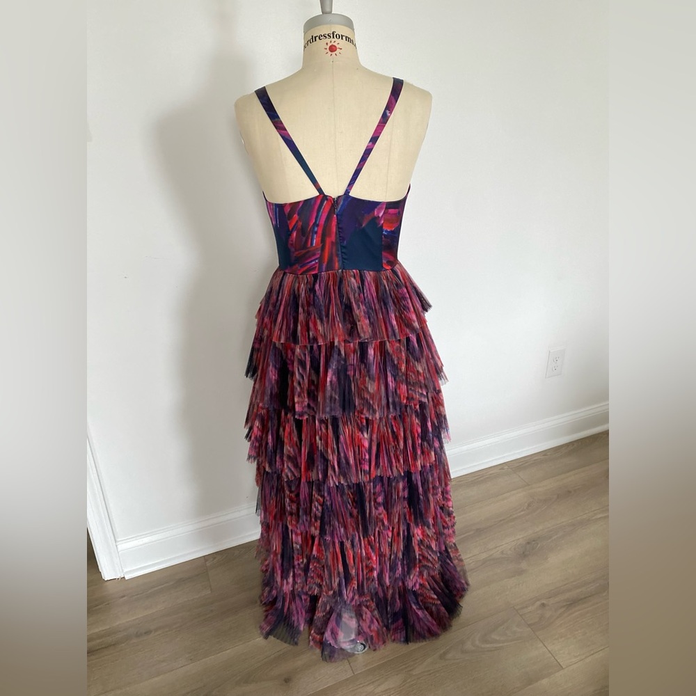 Hutch Pink and Purple Tiered Maxi Dress - Picture 6 of 10